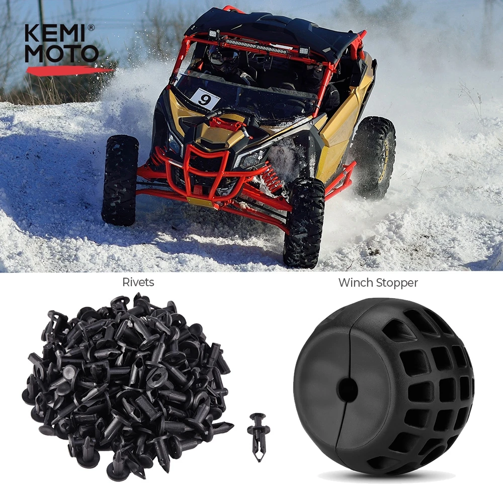Fit CanAm Outlander Renegade Pair of Driveshaft Clamps Vibration Resistant Crimp