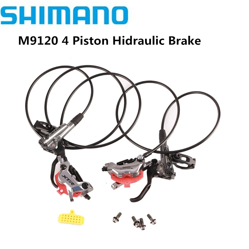SHIMANO XTR M9120 тормоз 4 поршня горный велосипед Hidraulic Дисковый Тормоз MTB ICE TECH левый и