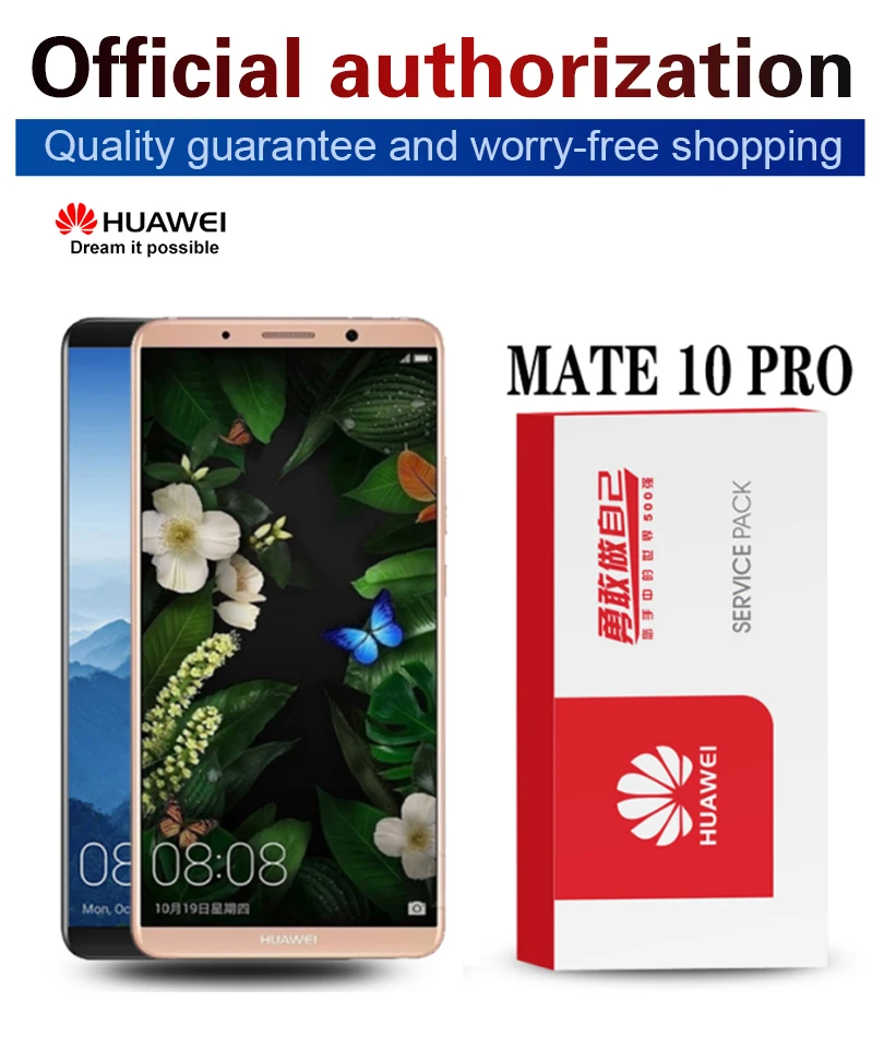 6,0 ''дисплей с рамкой Замена для huawei mate 10 Pro lcd кодирующий преобразователь сенсорного экрана в сборе BLA-L09 BLA-L29