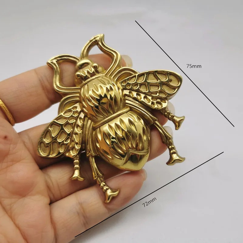 Solid Brass Furniture Handle Door Knobs Animal Monkey Fish Shape Single Hole Handles for Cabinet Kitchen Cupboard Drawer Pulls