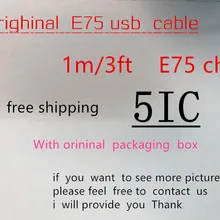 10pcs/Wholesalelots 1m/3ft 5ic E75 Chip Sync Data USB charger Cable for Foxconn With new packaging box