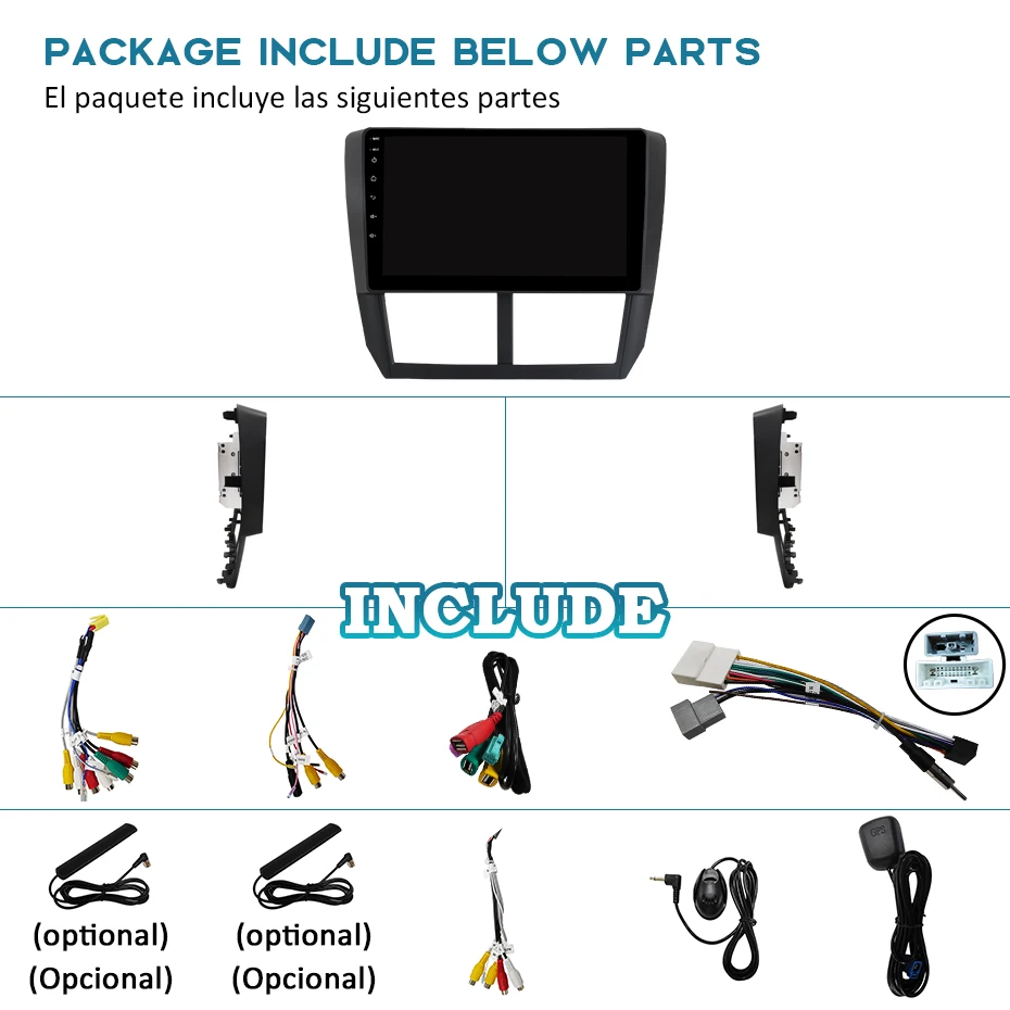 Discount 1280P Android 9.0 4G 64G Carplay GPS Radio for Subaru Forester 3 SH 2007-2013 Accessories Sedan DVD Navigation IPS Screen no DVD 5