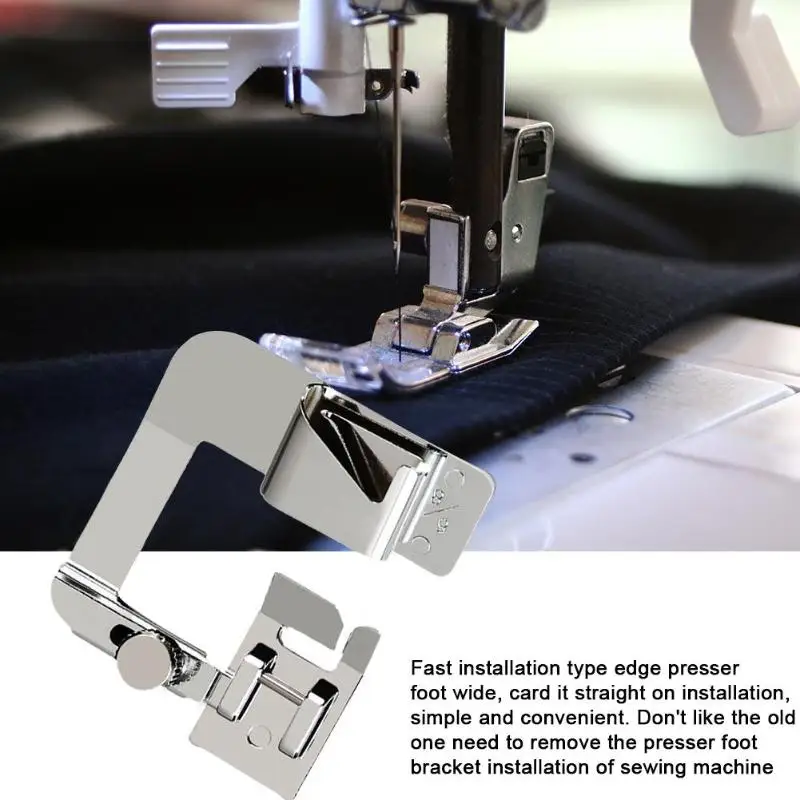 

Multi-functional Crimping Foot Domestic Sewing Machine Foot Presser Hem Crimping Feet for Household Sewing Machine
