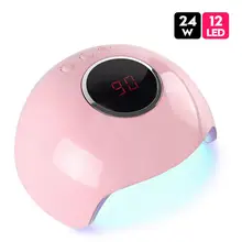 COSCELIA 24 Вт/36 Вт Светодиодный УФ-светильник, Сушилка для ногтей, светодиодный светильник для ногтей, гели для ногтей, аппарат для маникюра с кнопкой таймера, инструменты для дизайна ногтей