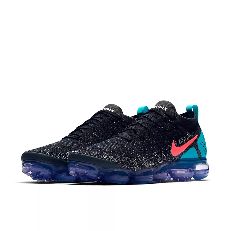 Оригинальные подлинные мужские кроссовки для бега от Nike Vapormax Flyknit 2,0, легкие сетчатые дышащие кроссовки с амортизацией, 942842