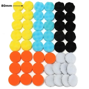 

Care Polishing Pad Sponge Kit Wear resistance Supplies Detailing 3Inch