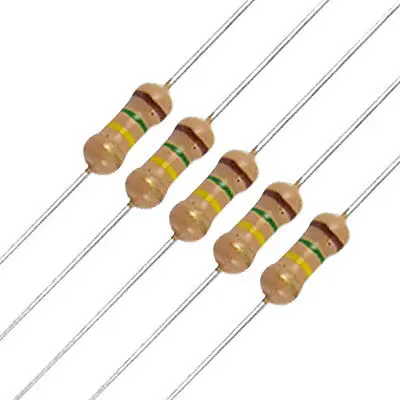 100x1/4 W 250V 150K ohm осевые резисторы из углеродистой пленки