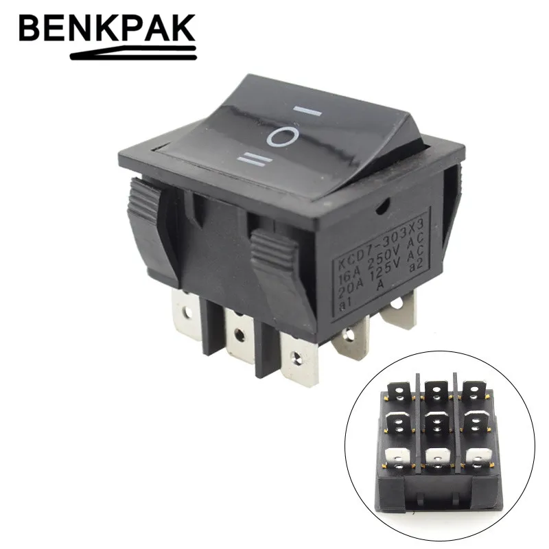 9 pins rocker switch on off onswitchonoffon switchonoffon