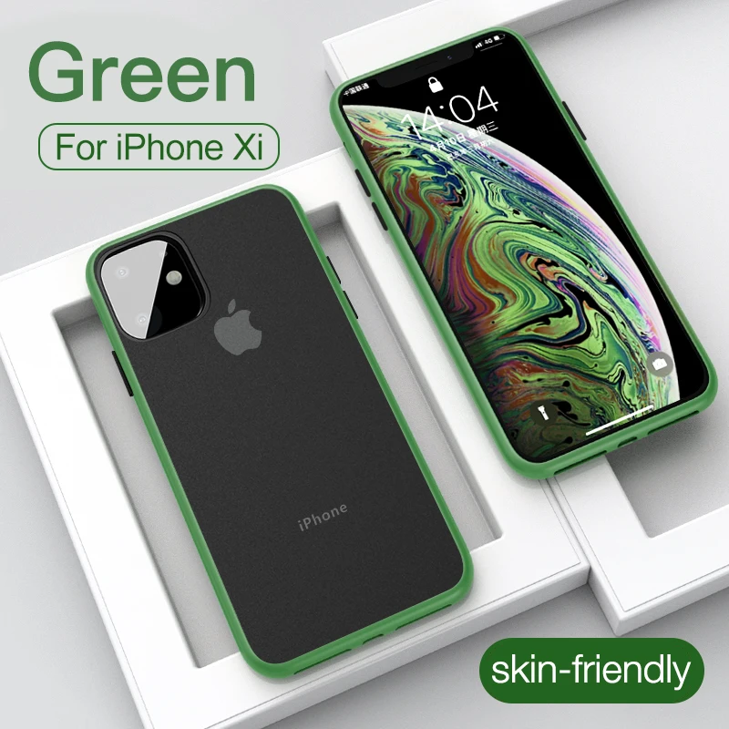 CAFELE водонепроницаемый чехол для телефона для iphone 11 pro max чехол для сотового телефона s силиконовый чехол для iphone 11 pro max чехол - Цвет: Зеленый