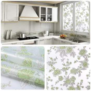 

Privacy Window Film Glass Door Film Adhesive Window Cling Stickers for Office and Home Decoration Frosted Window Stickers