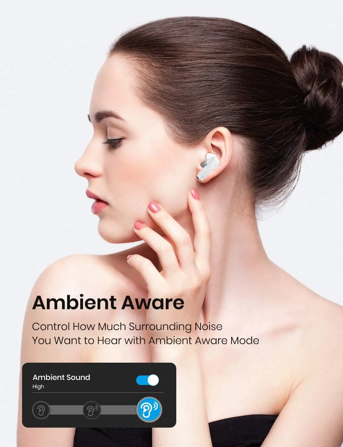 Wireless Earbuds Active Noise Cancelling Bluetooth