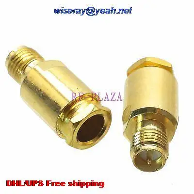 

DHL/EMS 200pcs Con tor RPSMA female plug clamp RG58 RG142 LMR195 RG400 cable Straight -A3