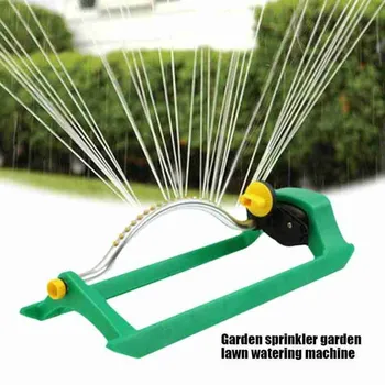 

New Garden Sprinkler Oscillating Lawn Sprinkler Watering Home Garden Pipe Hose Water Flow with Connector Plants Watering Tools