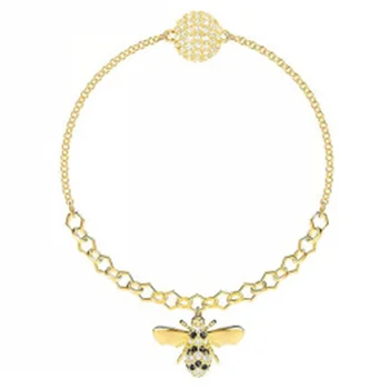 

High-quality SWA original gorgeous dazzling bee crystal friendly bee, floating bee woman romantic Bracelet