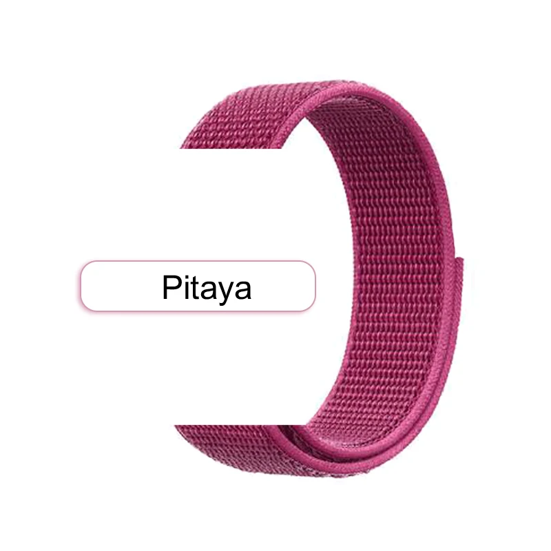 Ремешок нейлоновый спортивный для iwatch band 6 4 5 40 44 мм браслет часов серии 1 2 3 38 42