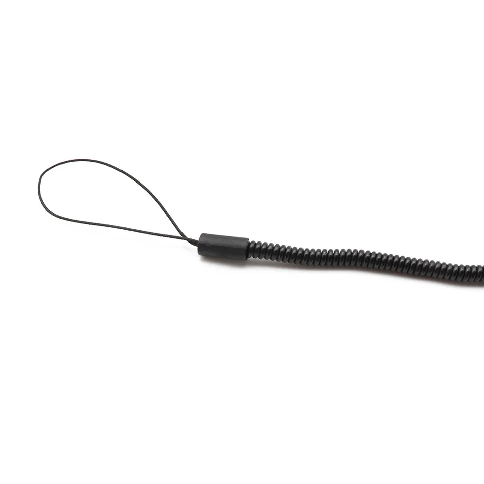 2 Cordons Téléphone Anti-chute Rétractables Avec Ressort - Compatible Tous Smartphones, Mousqueton