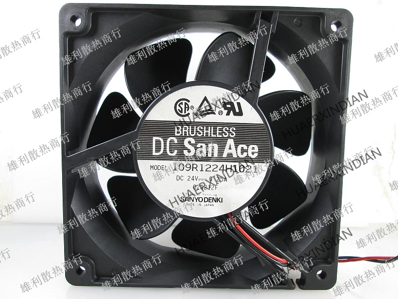 

Original NEW 109R1224H1021 24V 0.25A 12CM 12038 2wire Motor protection cooling Fan high quality