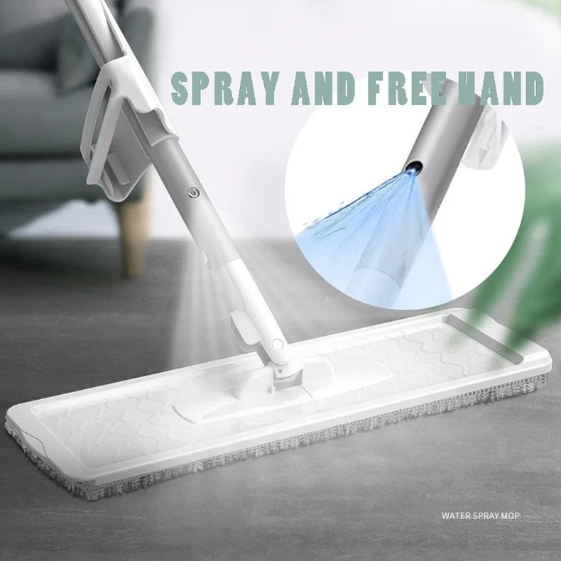 

Super Quality Spray Spin Mop Magic Flat Lazy Mops Sweeper Household Cleaning Tool with 6 Microfiber Cloth Pads Floor Scrubber
