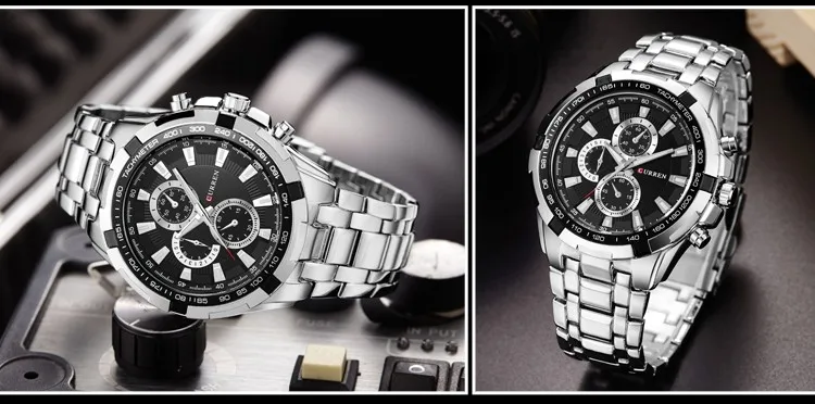 Erkek Kol Saati Curren брендовые кварцевые часы для мужчин бизнес часы водонепроницаемые Relogio Masculino повседневные наручные часы Zegarek Meski