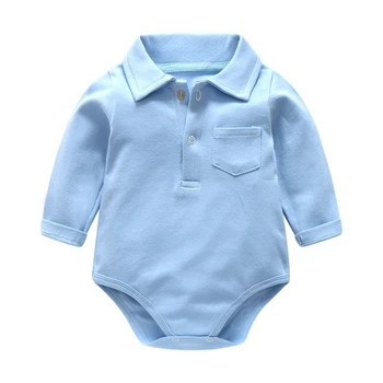 

Baby Infant Rompers Solid Baby Girl Clothes White Necktie Baby Spring Clothes Boys Rompers Kids Costume For Girl 11