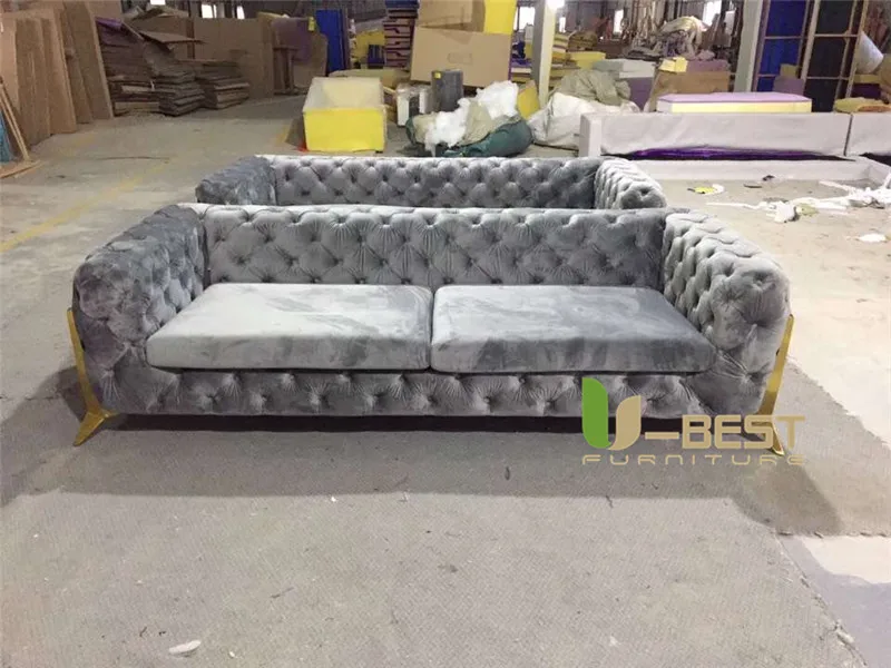 Home Furniture Modern Design Luxury Sectional Fabric sofa  (4)