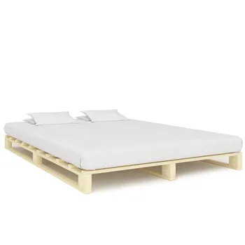 

VidaXL Pallet Bed Frame Solid Pine Wood 140 X 200cm 285237