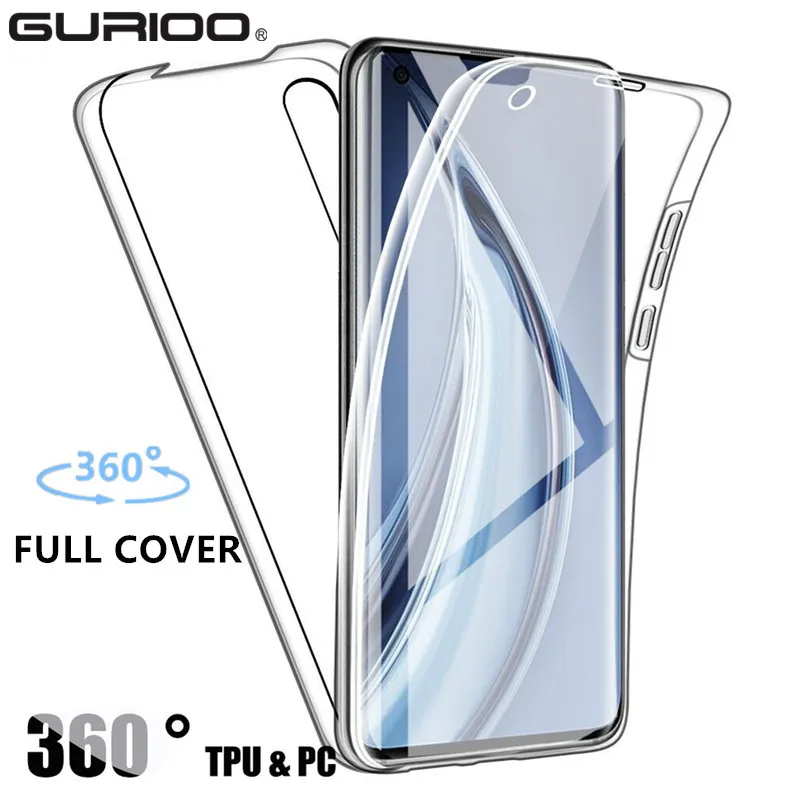 360 Full Protection Clear Silicone Case For Xiaomi Redmi Note 9S 9 8T 8 7 6 5 Pro 4 4X 6A 7A Mi 9T SE 10 Lite A1 A2 A3 Cover | Мобильные