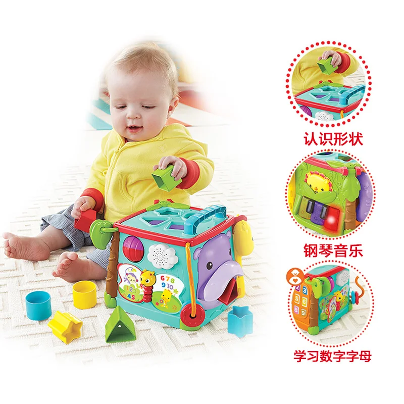 caja de cubos fisher price