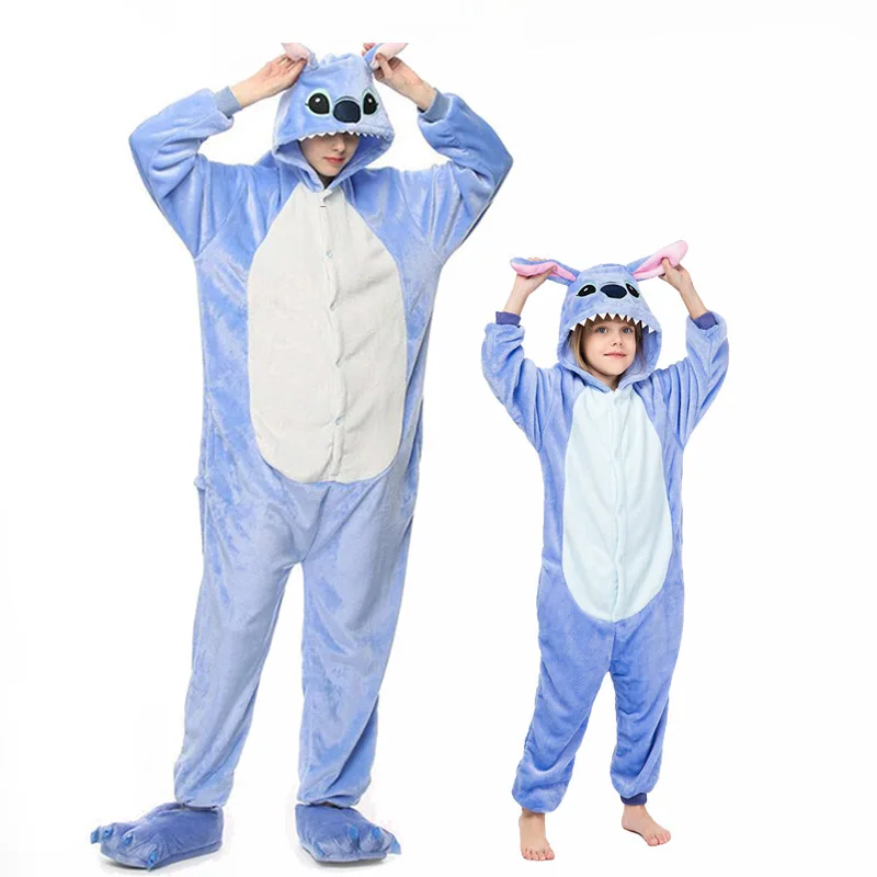 кигуруми Пижамные комплекты для мальчиков и девочек пижамы с пандой единорогом