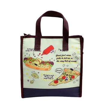 

Cartoon large portable lunch bag lunch box for cold insulation dog snopy big ears receive bag lunch boxes