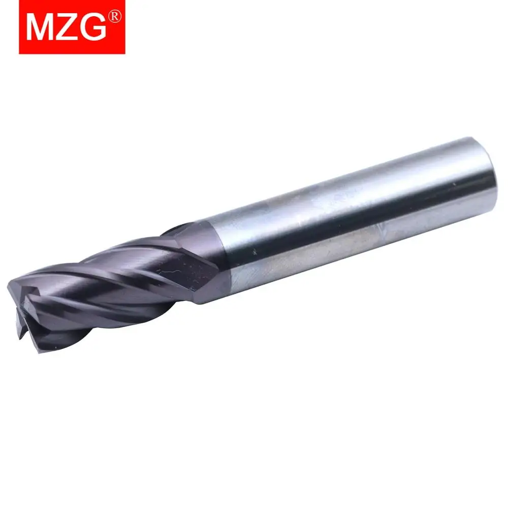 

MZG Cutting Lengthen End Mill 75L HRC50 4 Flute 1mm Milling Tungsten Steel Spiral Tools Milling Cutters Round Ball Nose