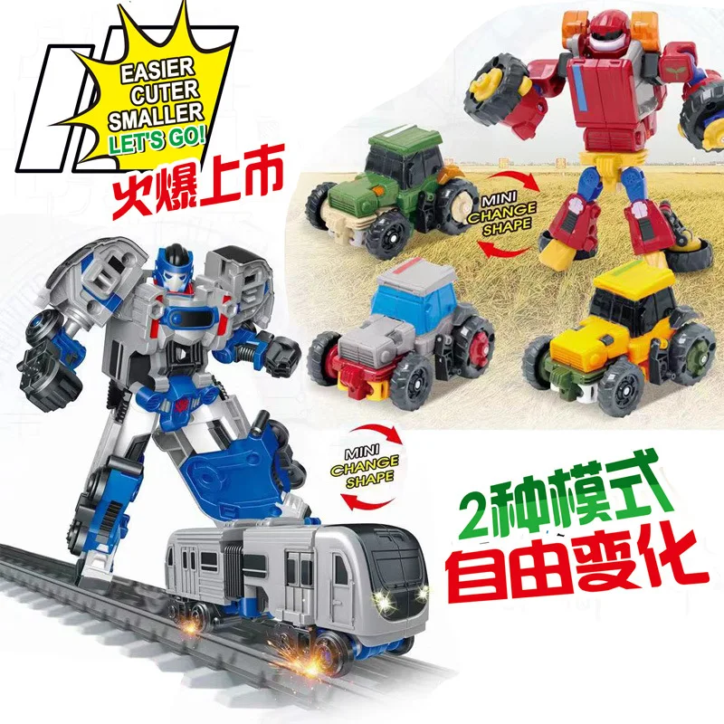 

South Korea Hot Selling tuo bao New Style Transformation Brother Extra Large 6-in-1 Jingang Brother Fit Toy Model Machine Autobo