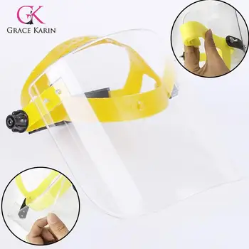 

Dust-proof Anti-oil Splash-proof Mask Head-mounted Transparent Protect Mask Adjustable Protective Face Mask Full Face Mask