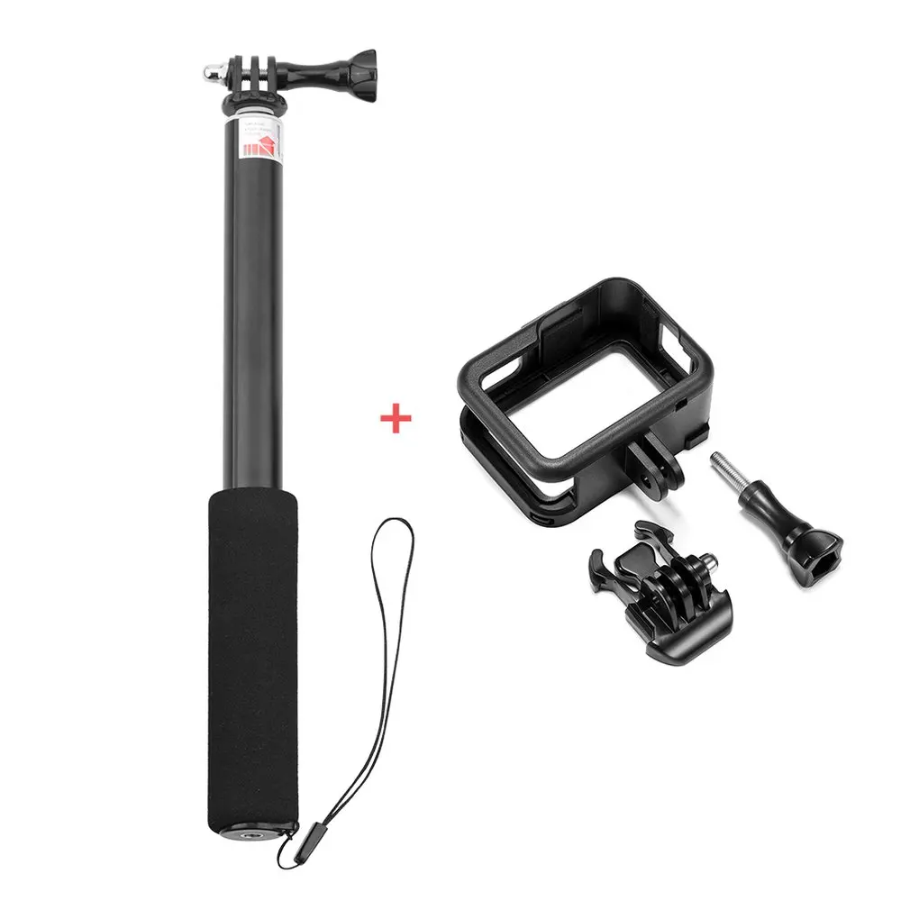 Для GoPro 8 пластиковая рамка защитная рамка чехол для видеокамеры корпус чехол для GoPro Hero 8 Экшн-камера - Цвет: Bundle 2