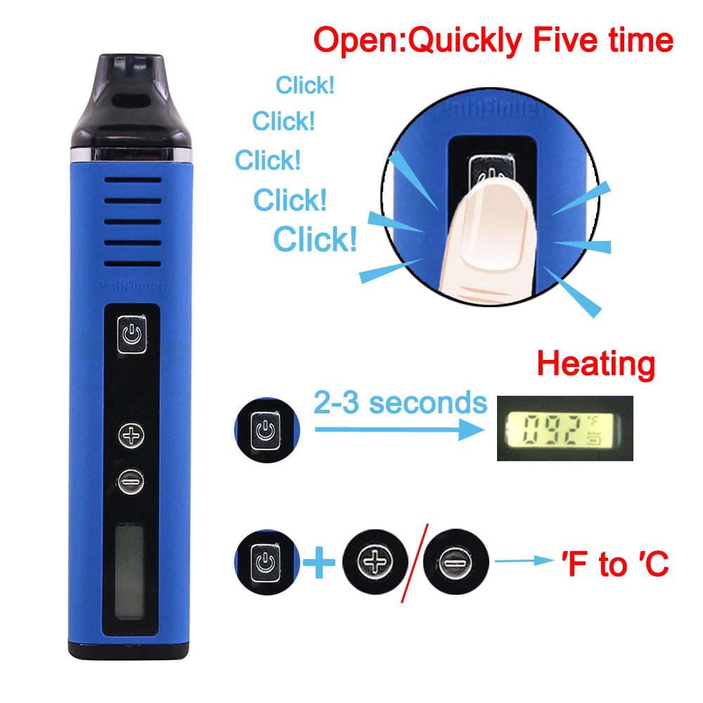 Оригинальный Hugo Vapor Pathfinder V2 II со испарителем для сухой травы мод испарителя 2200