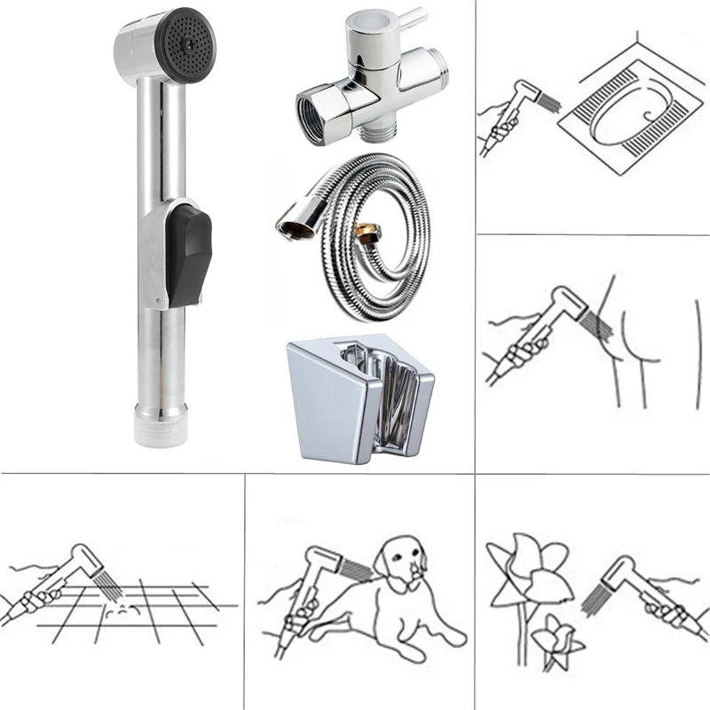 Modun портативный душ, туалет, Душ, смеситель для биде с переключателем Shattaf, ручное биде, туалет, спрей, душевая головка, ручной смеситель для биде - Цвет: A17