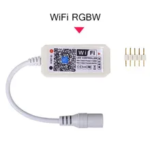 

LED WiFi Controller RGB RGBW LED Smart Controller For RGB RGBW LED Strip Panel Light Timing Function 16million Colors Smartphon