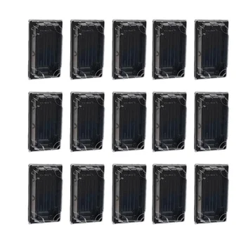 

100PCS Disposable Sushi Packing Box Fruit Cake Carry Out Container Rectangle Take Out Boxes (Black)