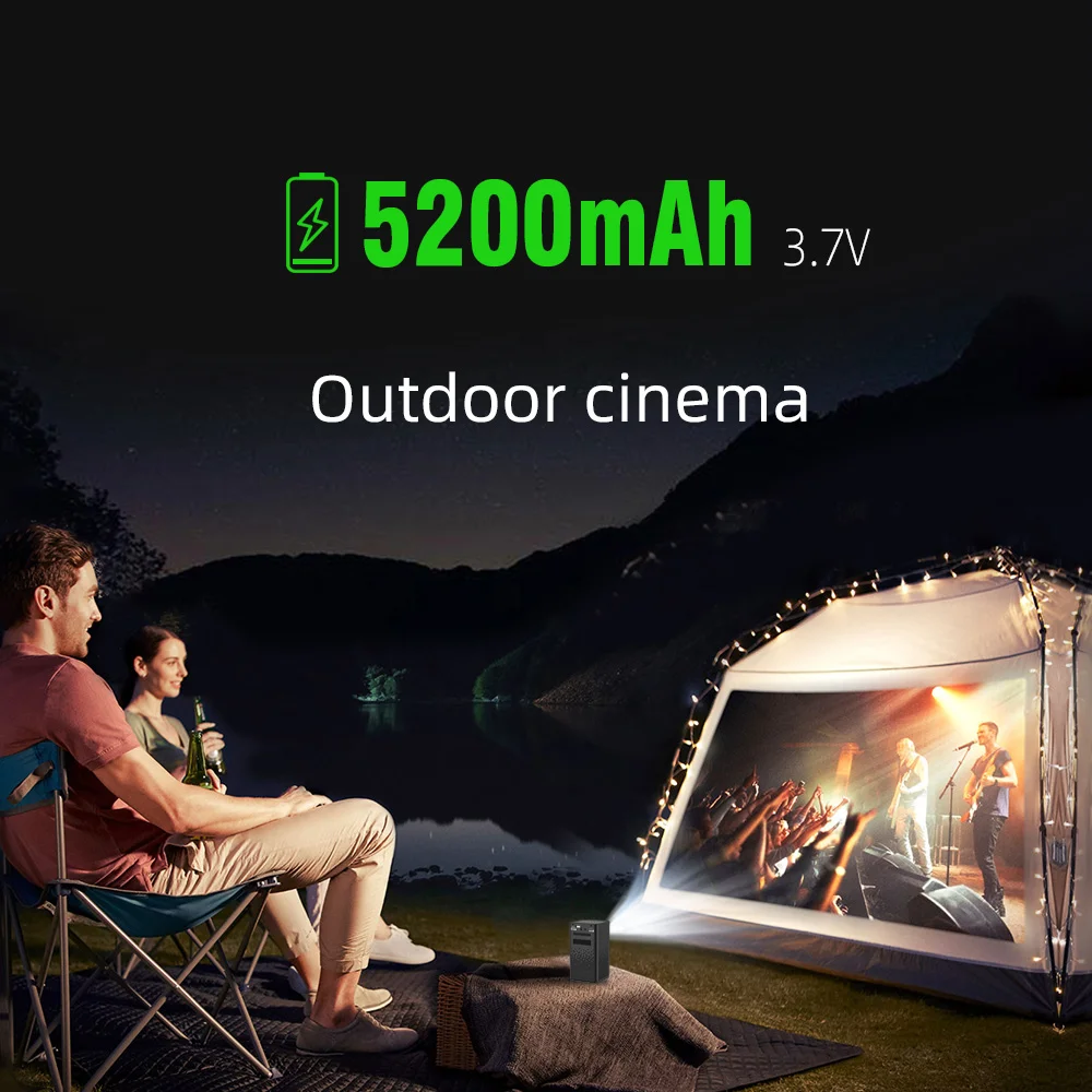 BYINTEK P20 Мини Портативный Pico Smart Android Wifi 1080P безэкранный ТВ лазерный светодиодный DLP