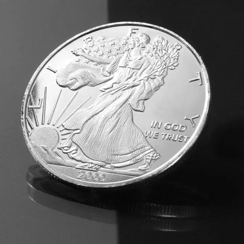 Статуя Liberty, памятные монеты, Биткоин, художественный туристический подарок