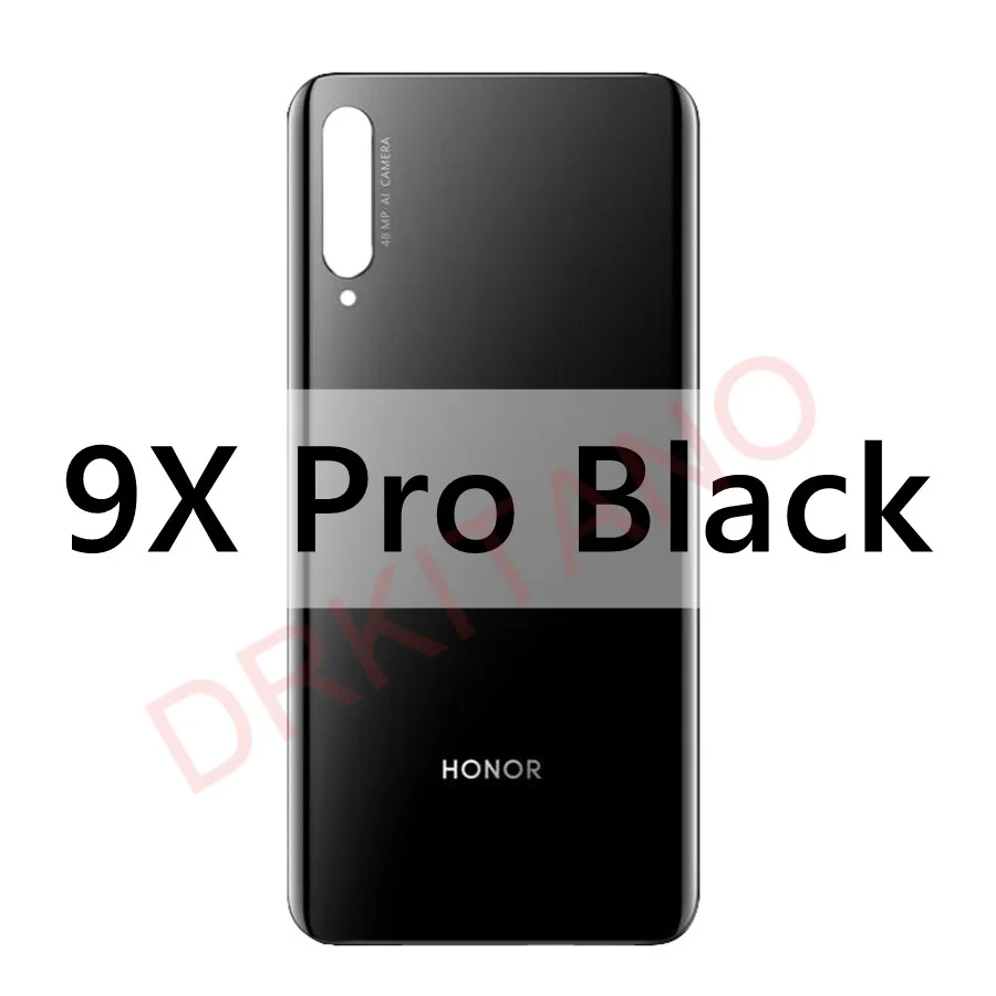 Заднее стекло для huawei Honor 9X крышка батареи панель Задняя Дверь Корпус чехол Замена для huawei Honor 9X Pro крышка батареи