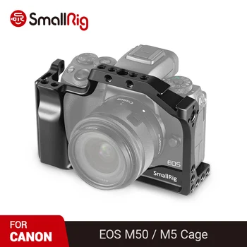 

SmallRig Camera Cage for Canon EOS M50 and M5 With Soft Handle Grip for Vlogging Monitor Microphone Attach 2168