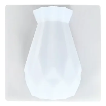 

Magic Minimalist Stick On Home Decor Modern Flower Seamless DIY Wall Mounted Paste Container Removable Silicone Vases Office