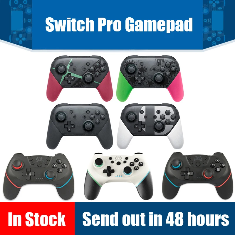 Беспроводной Bluetooth геймпад для Nintendo Switch аксессуары Pro контроллера джойстик