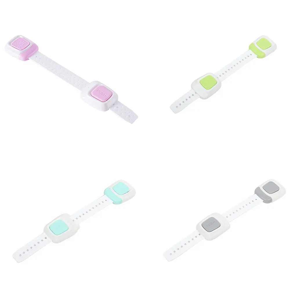 Multifunctional Double Baby Drawer Child Refrigerator Safety Lock Anti Clip Hand Cabinet Toilet Door Button