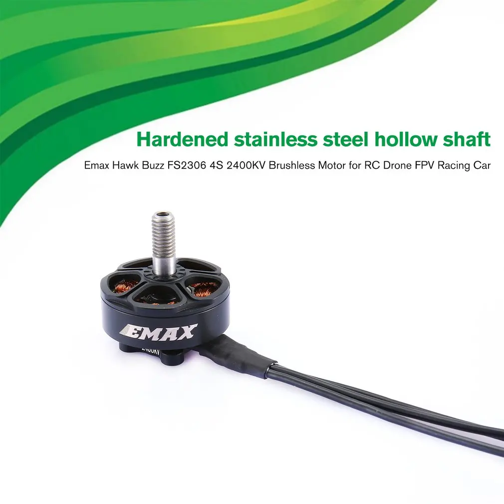4 шт. Emax Hawk Buzz FS2306 4S 2400KV 1700KV бесщеточный двигатель для Emax Hawk Buzz RC Дрон FPV гоночный автомобиль робот RC мотор