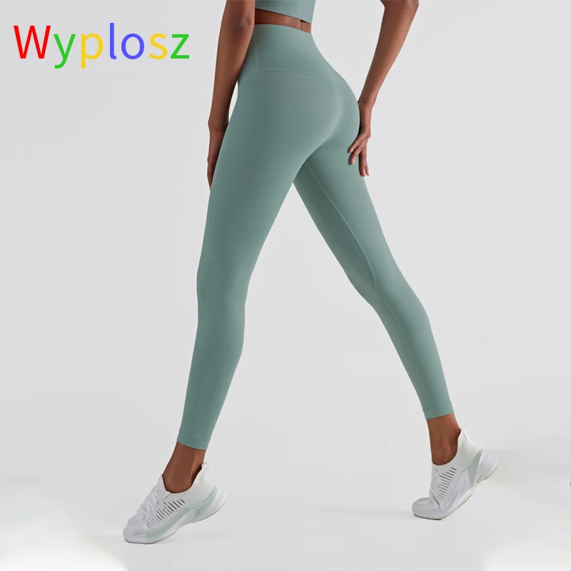 

Wyplosz Yoga Pants Skin-friendly Nudity High Waist Hip Lift Seamless Sports Leggings Women Fitness Workout Compression Running