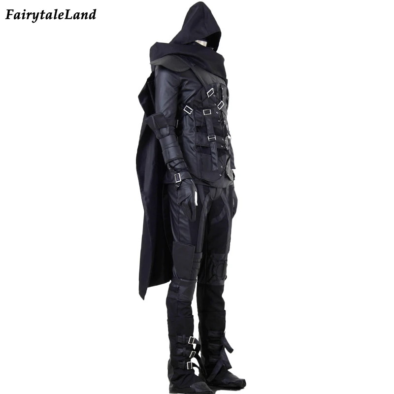 Men's Halloween Costume | Game Thief Cosplay | Fancy Thief Hero 4 Garrett Black Suit image 4