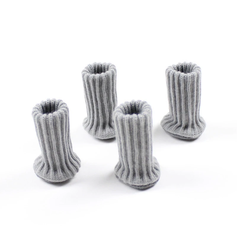 

24Pcs/set Chair Leg Socks Knitted Elastic Furniture Leg Socks Chair Leg Floor Protectors Chair Feet Covers