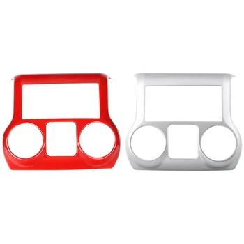 

Inner Accessories Center Console Dashboard Control Panel Cover Trim for Jeep Wrangler JK & Unlimited 2011-2017
